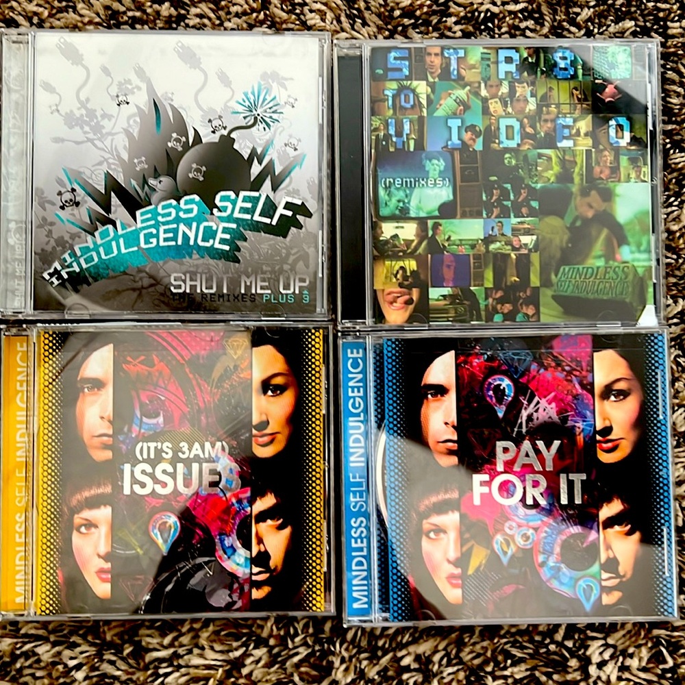 4 EUC MINDLESS SELF INDULGENCE CDS-